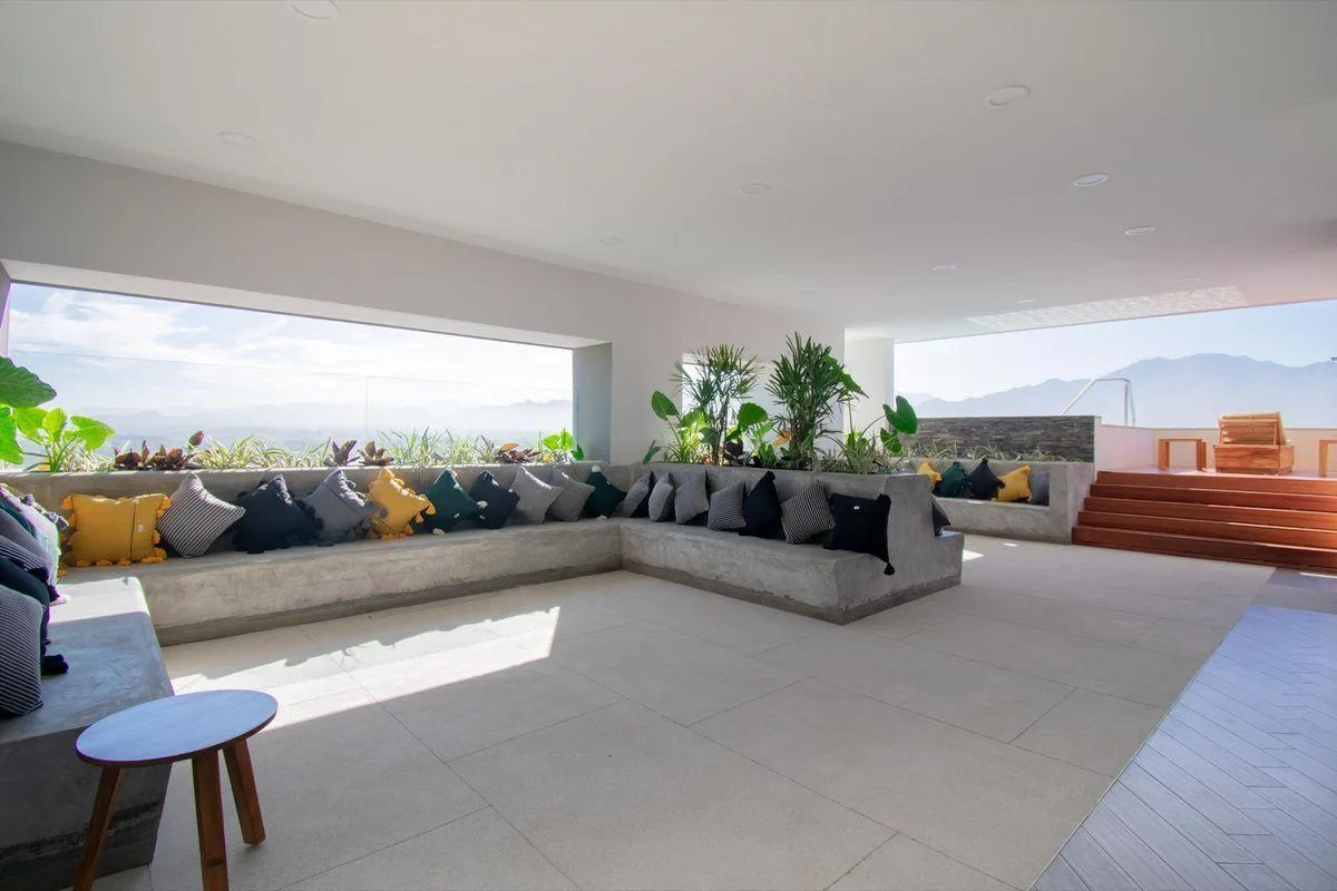 Sky lounge del edificio